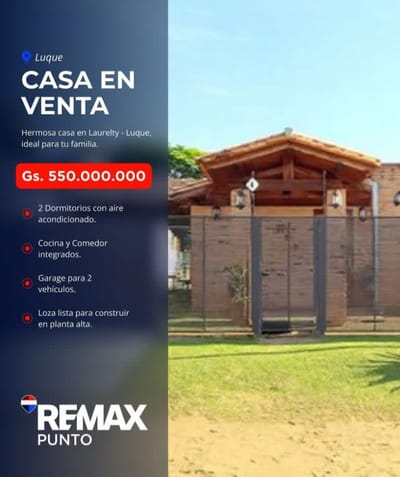 VENTA DE CASA EN LUQUE 