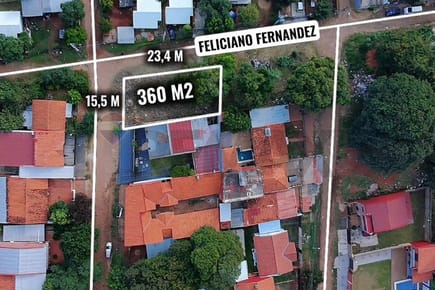 ESQUINA DE 360 M2 EN B° SAN ISIDRO - LAMBARE