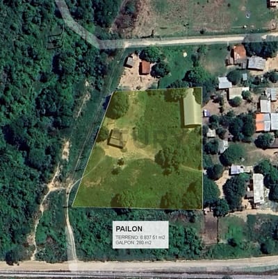 TERRENO + GALPON + CASA