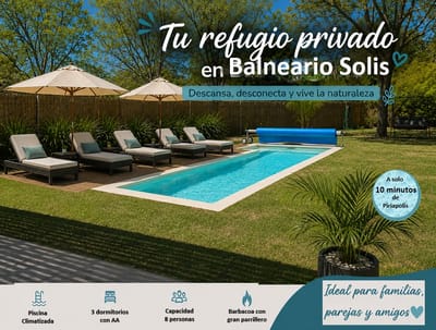 Casa En Balneario Solis Con Piscina Climatizada