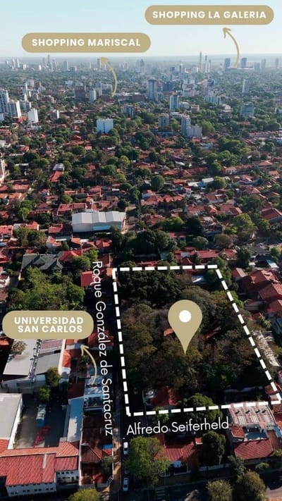 EXCELENTE OPORTUNIDAD DE INVERSION PARA DESARROLLO INMOBILIARIO EN ASUNCIÓN!!!