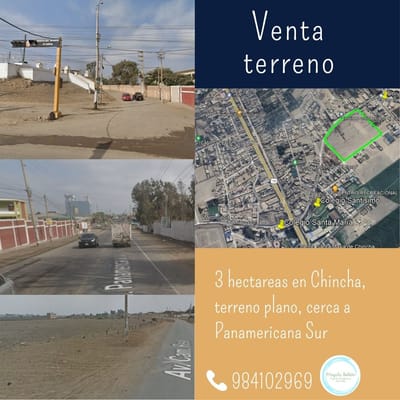 Venta terreno en Chincha