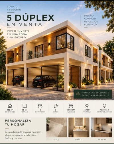 VENDO DUPLEX LUQUE CIT