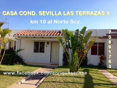 EN VENTA PRECIOSA CASA EN COND. SEVILLA LAS  TERRAZAS 1