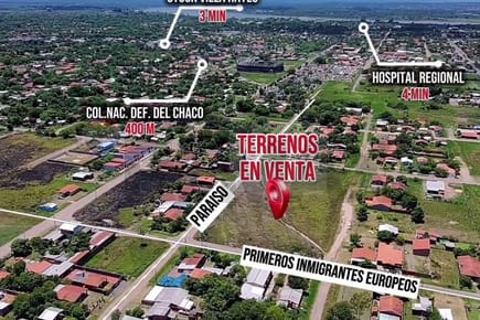 15 TERRENOS EN EL CENTRO DE VILLA HAYES