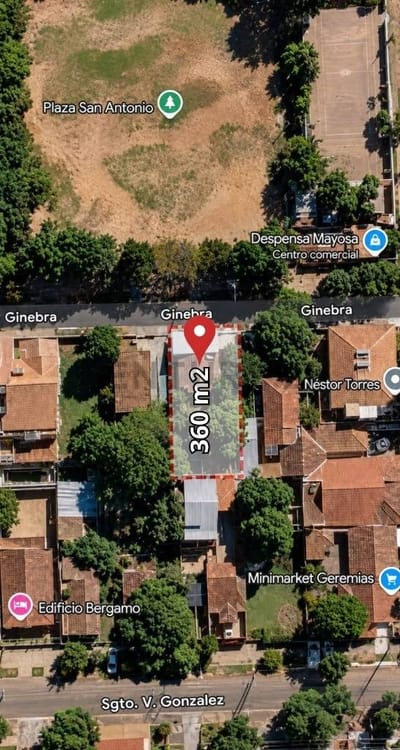 Vendo terreno en Villa Universitaria San Lorenzo