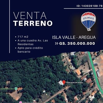 VENDO TERRENO EN AREGUA