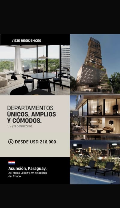 Vendo departamento en Pozo 2027 Molas López y Aviadores 