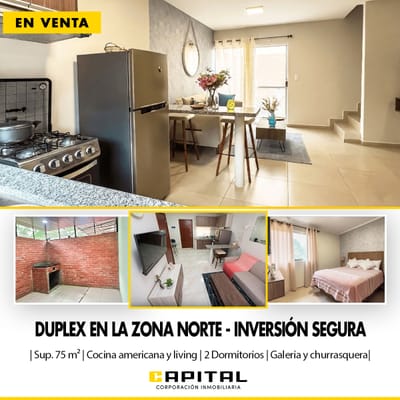  Dúplex en venta Zona Norte