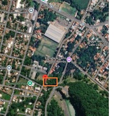 VENDO TERRENO EN ÑEMBY, BARRIO CAAGUAZU. EXCELENTE UBICACIÓN