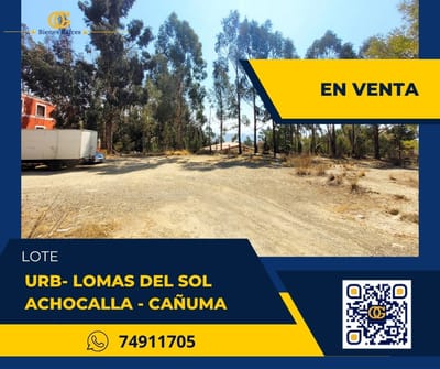 Lote En Venta En Urb. Lomas Del Sol (cañuma -achocalla)