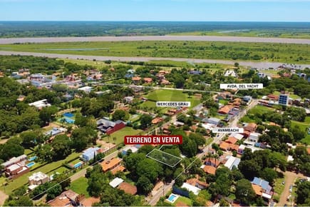 Venta de Terreno en Lambare Zona Yacht