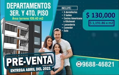 Departamento en Bella vista Callao de 109 y 120 m2