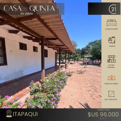 CASA QUINTA EN VENTA