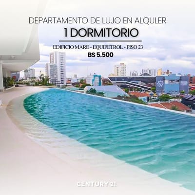 DEPARTAMENTO DE LUJO EN ALQUILER EQUIPETROL MARE
