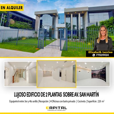 Edificio Para Oficinas En Alquiler Sobre Av San Martin