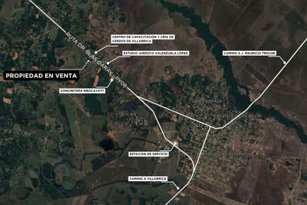 Vendo terreno comercial sobre ruta - Mbocayaty