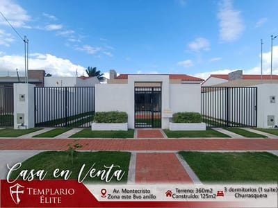 CASA EN VENTA EN AV. MONTECRISTO - A ESTRENAR 