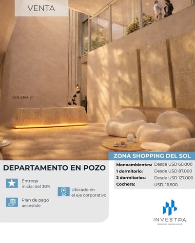 DEPARTAMENTO EN POZO - ZONA SHOPPING DEL SOL