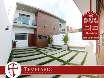 Radial 13 5to y 6to Anillo  - Zona Sur - Casa en Venta a estrenar