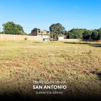 TERRENO EN VENTA  SAN ANTONIO- ACOSTA ÑU- 5193 M2 