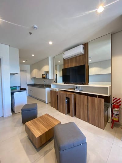 Monoambiente con mobiliario Smart