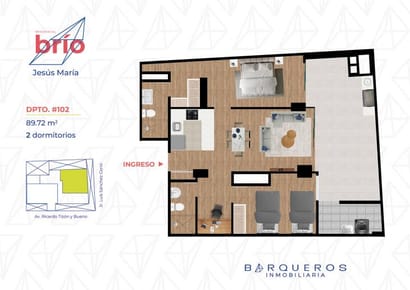 VENTA DE DEPARTAMENTO EN JESUS MARIA - ENTREGA INMEDIATA