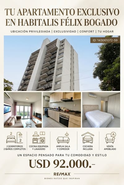 VENDO Departamento Habitalis Félix Bogado
