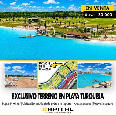 TERRENO EN VENTA | PLAYA TURQUESA – URUBÓ