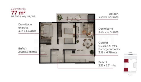 EN VENTA DEPARTAMENTOS EN POZO - FILUM RECOLETA