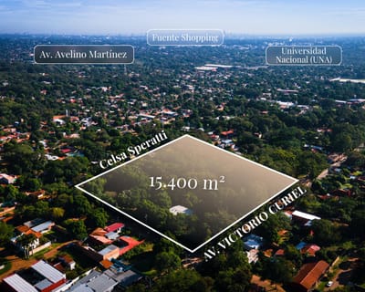 VENDO 15.400 mt2 EN SAN LORENZO - 2.600.000 USD