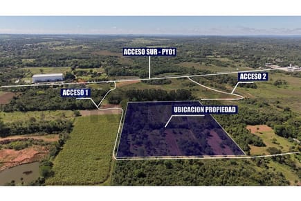 VENDO PROPIEDAD DE 2 HAS, A MTS DE RUTA ACCESO SUR