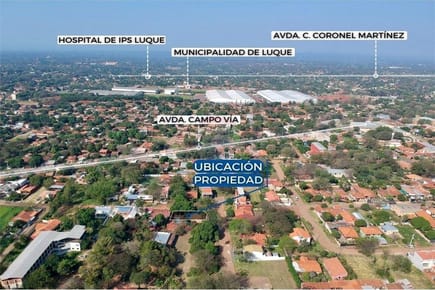 Terreno en condominio luque 