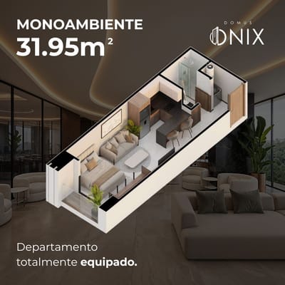 Monoambiente equipetrol domus onix  mayo 2028 