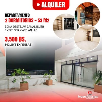 DEPARTAMENTO DE 2 DORMITORIOS EN ALQUILER ZONA CANAL ISUTO