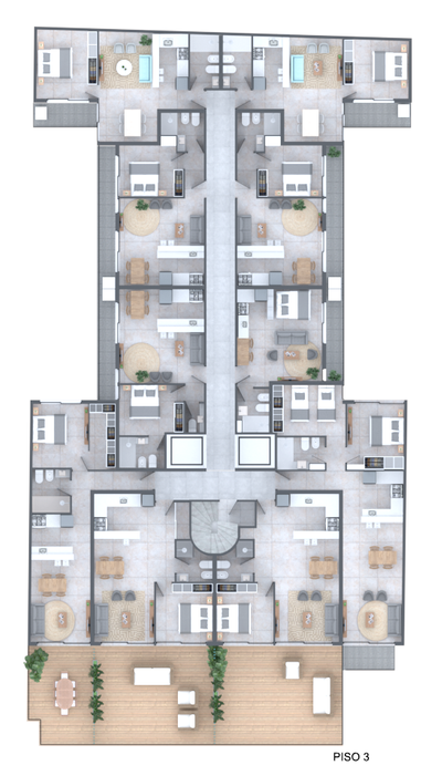 Plano Piso 3 — Ávalon