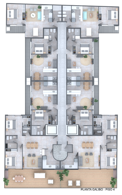 Plano Piso 4 — Ávalon