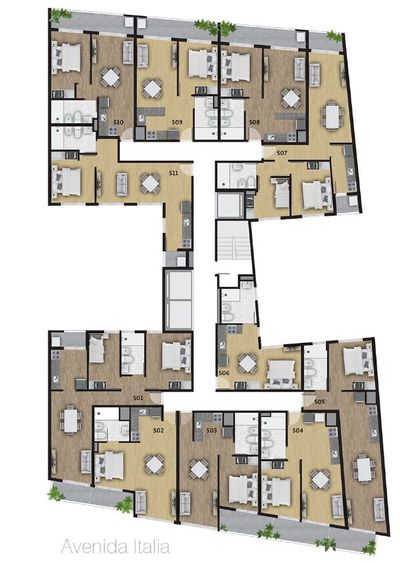 Plano Piso 5 — ONN Avenida