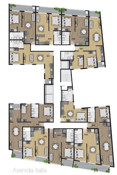 Plano Piso 6 — ONN Avenida