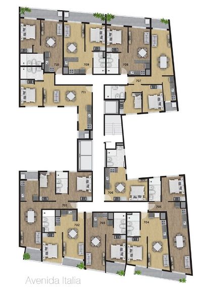Plano Piso 7 — ONN Avenida