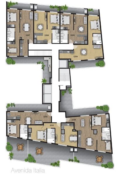 Plano Piso 12 — ONN Avenida