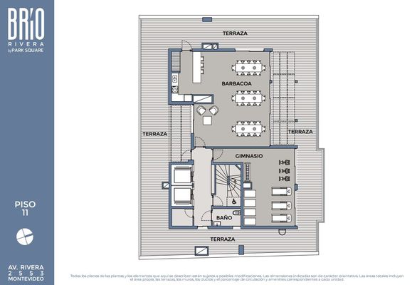 Plano Piso 11 — Brío Rivera