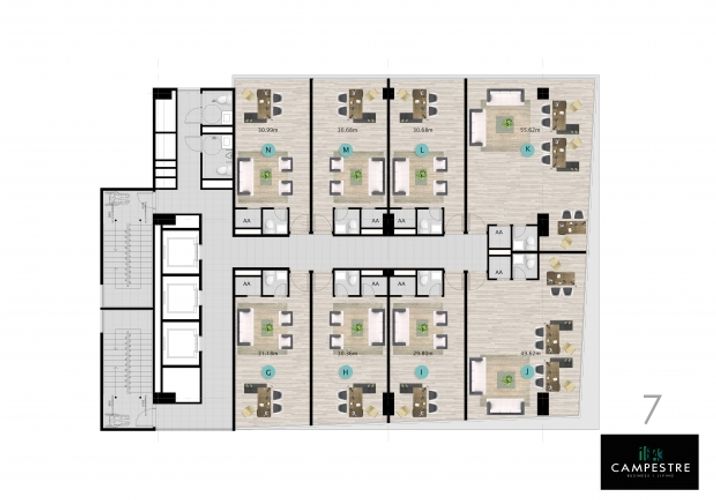 Oficina en  Venta en Laureles, Medellín - Miniatura 9