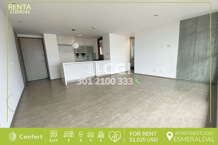 Apartaestudio en  Arriendo en Loma del Esmeraldal, Envigado - Imagen 1