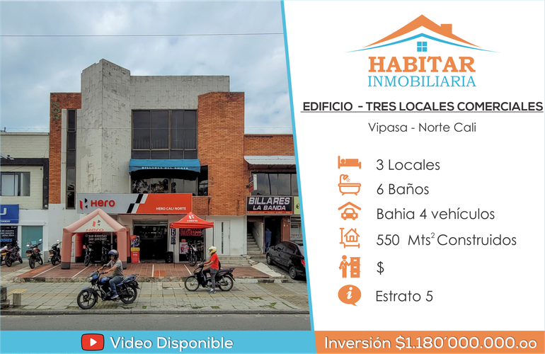 Edificio en  Venta en Vipasa, Cali - Imagen 1