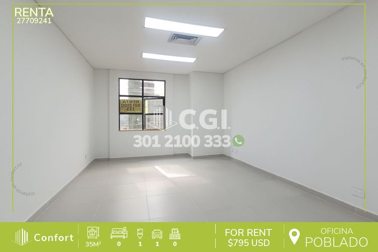 Oficina en  Arriendo en El Poblado, Medellín - Imagen 1