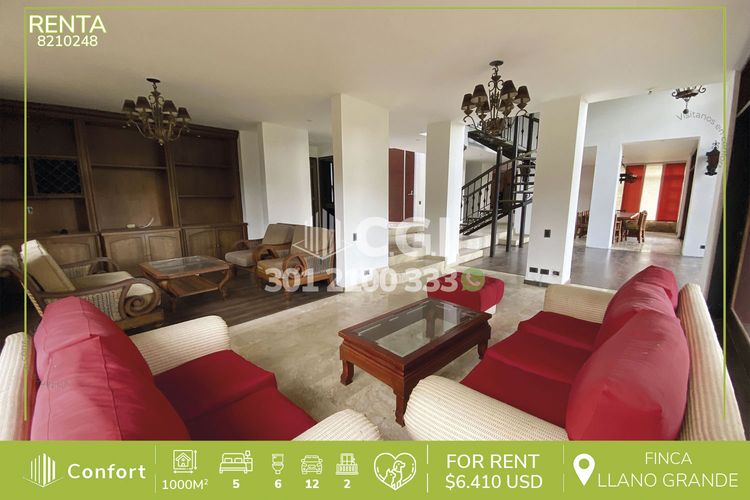 Finca en  Arriendo en Llano Grande, Rionegro - Imagen 1