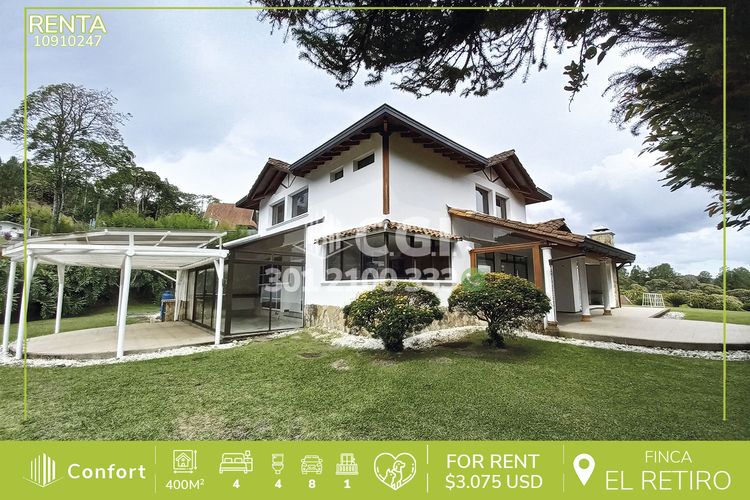 Finca en  Arriendo en El Retiro - Imagen 1