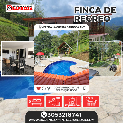 Finca en  Arriendo en La cejita, Barbosa - Imagen 1