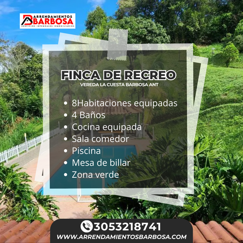 Finca en  Arriendo en La cejita, Barbosa - Miniatura 8